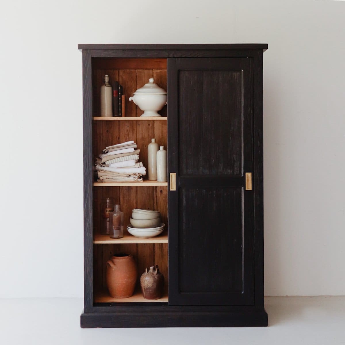 Reclaimed Wood Sliding Door Wardrobe - elsie green - Custom Furniture