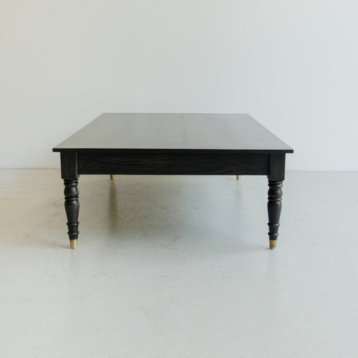 Reclaimed Wood Turned Leg Coffee Table - elsie green - Custom Furniture