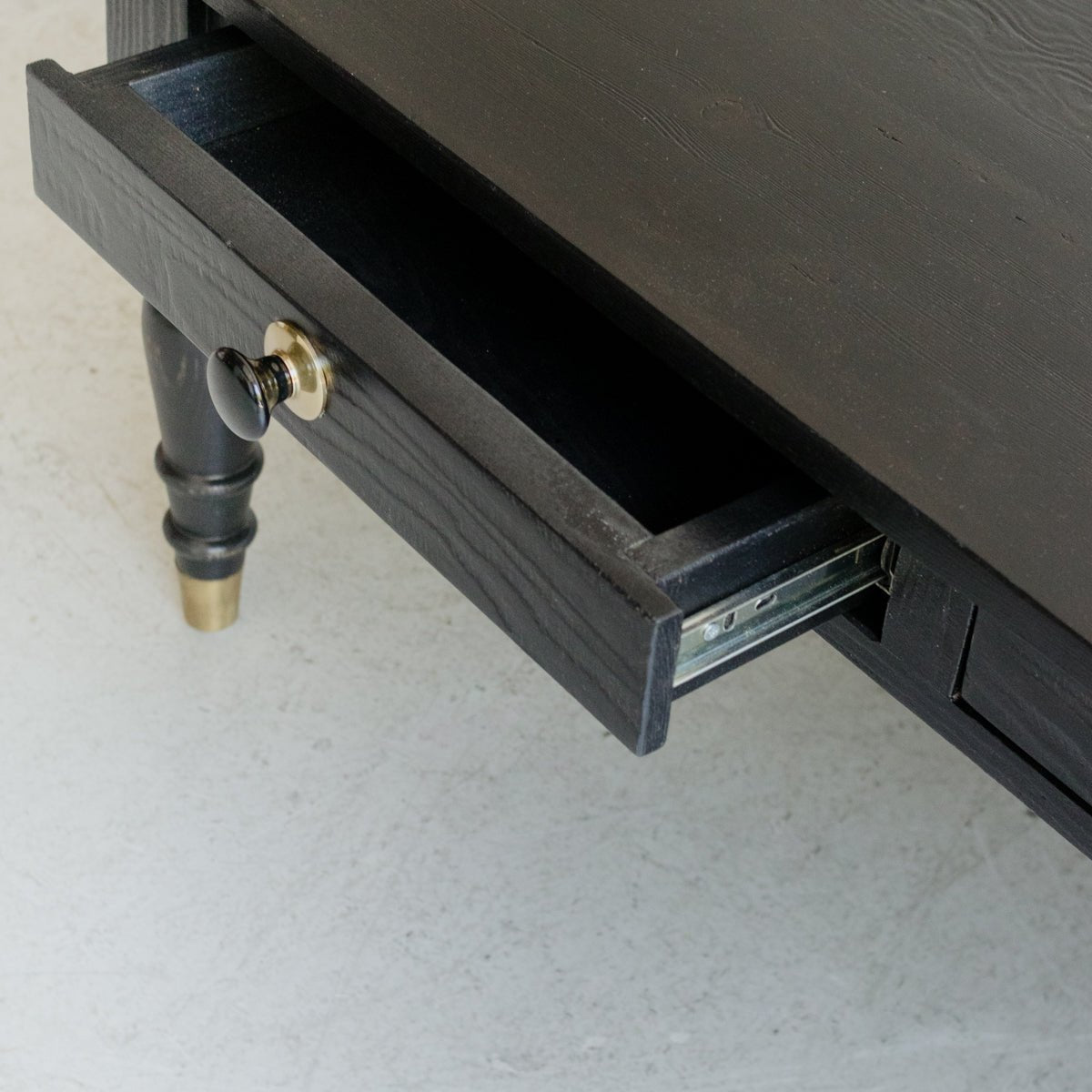 Reclaimed Wood Turned Leg Coffee Table - elsie green - Custom Furniture