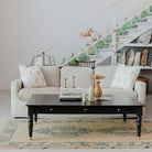 Reclaimed Wood Turned Leg Coffee Table - elsie green - Custom Furniture