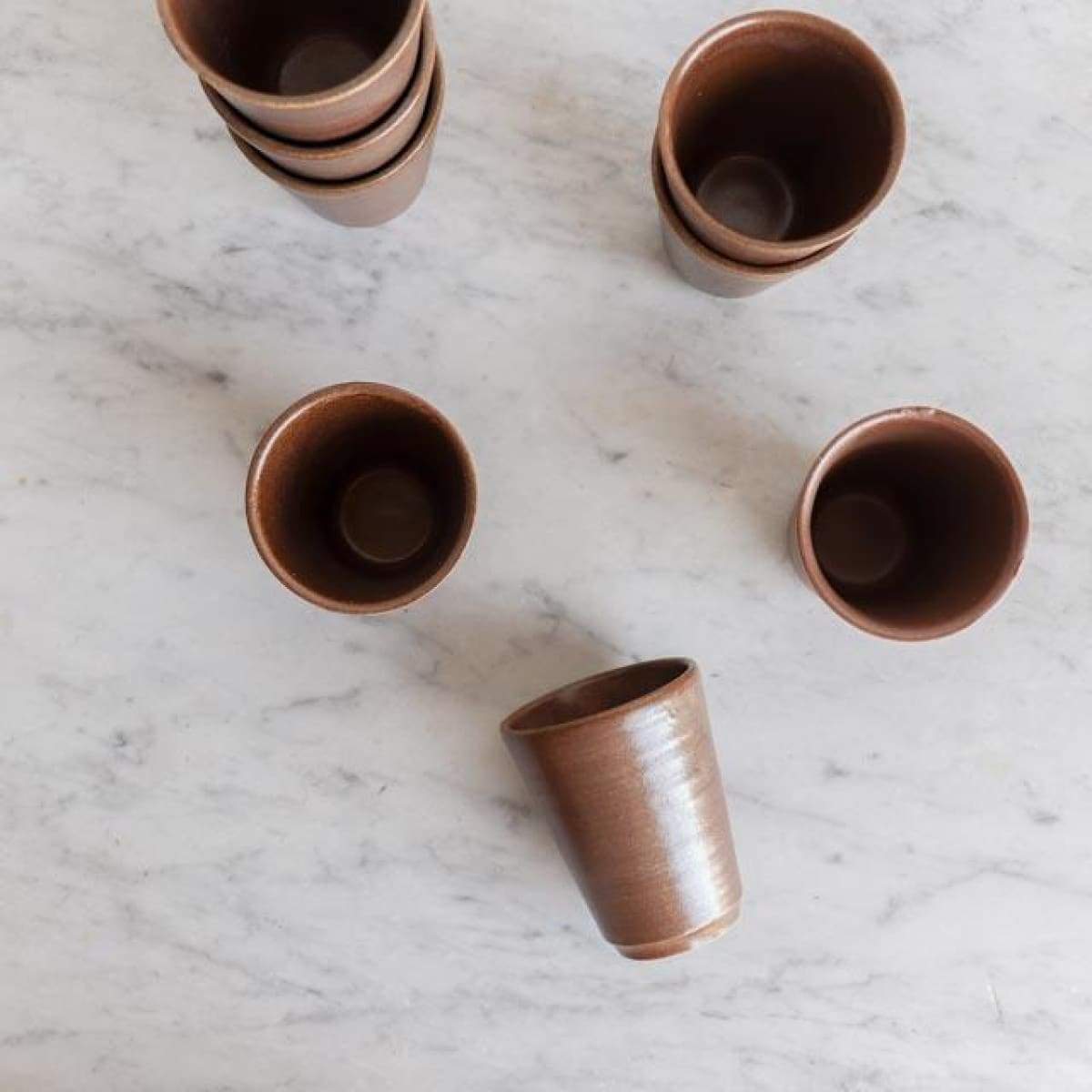 Set of Four Stoneware Tumblers - elsie green - The French Kitchen