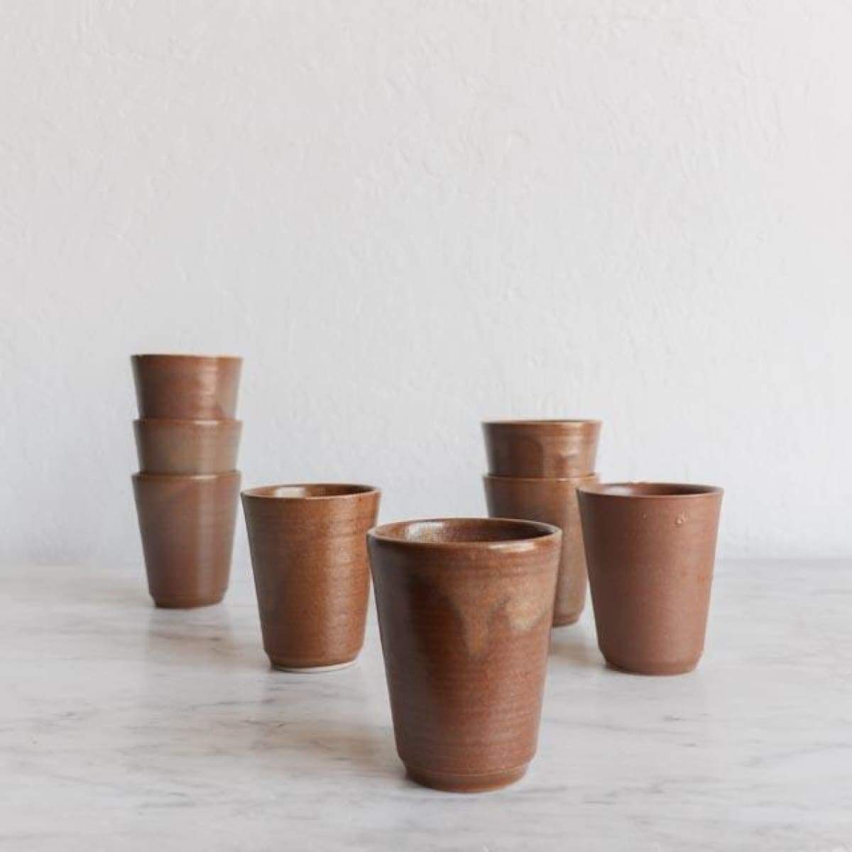Set of Four Stoneware Tumblers - elsie green - The French Kitchen