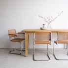 Shaker Inspired Reclaimed Wood Farm Table - elsie green - Custom Furniture