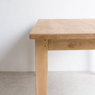Shaker Inspired Reclaimed Wood Farm Table - elsie green - Custom Furniture