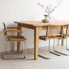 Shaker Inspired Reclaimed Wood Farm Table - elsie green - Custom Furniture