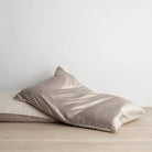 Silk Linen Pillowcase - elsie green