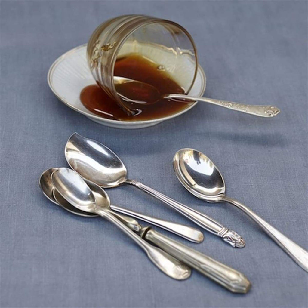 Silver Tasting Spoon Set Of 6 - elsie green