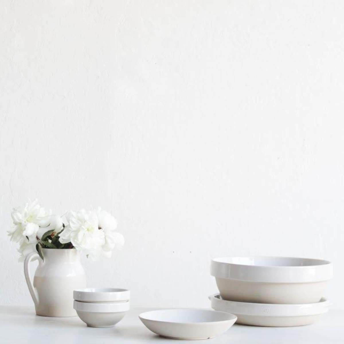 Manufacture de Digoin French Ceramic Mixing Bowls, 2 Colors