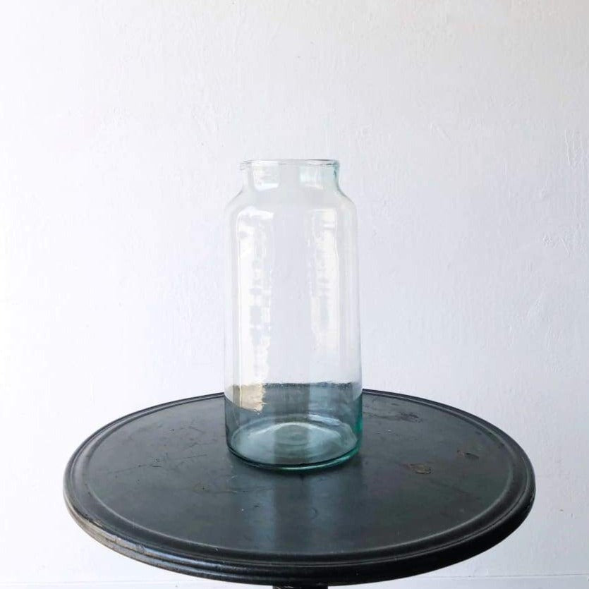 Tall Blown Glass Pickling Jar - decor