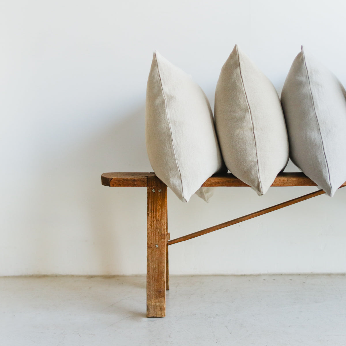 Belgian Linen Pillow Cover - elsie green