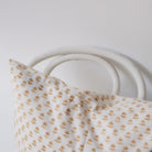 Hand Block Printed Pillow Cover | Juliette Gold - elsie green