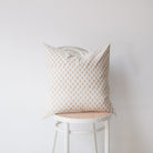 Hand Block Printed Pillow Cover | Juliette Gold - elsie green