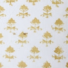 Hand Block Printed Pillow Cover | Juliette Gold - elsie green