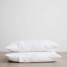 Pair of Washed Linen Pillowcases - elsie green