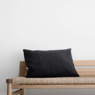 Petite Washed Linen Decorative Pillow - elsie green