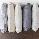 Petite Washed Linen Decorative Pillow - elsie green
