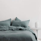 Washed Linen Duvet - elsie green