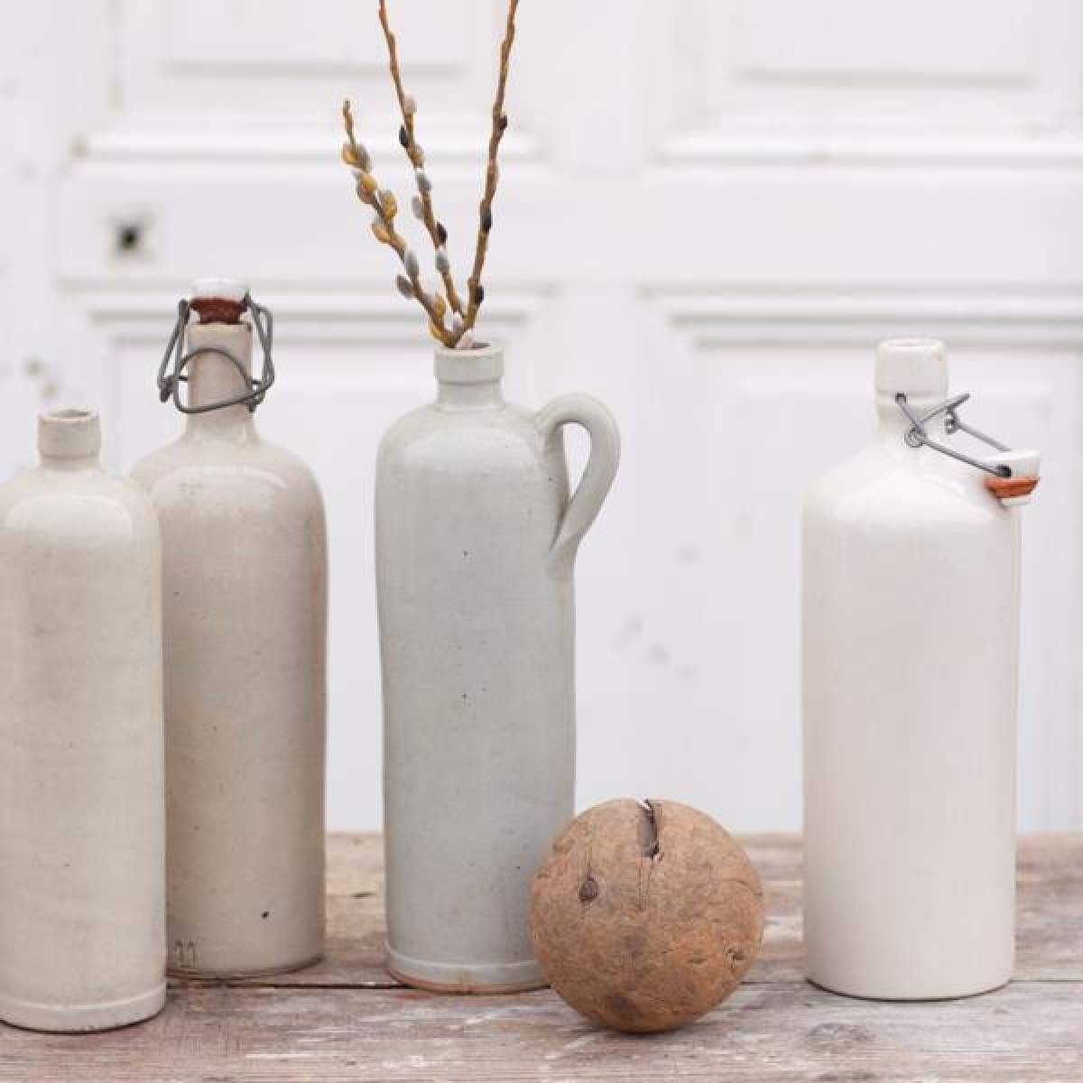 Chic Stoneware Bottle - elsie green