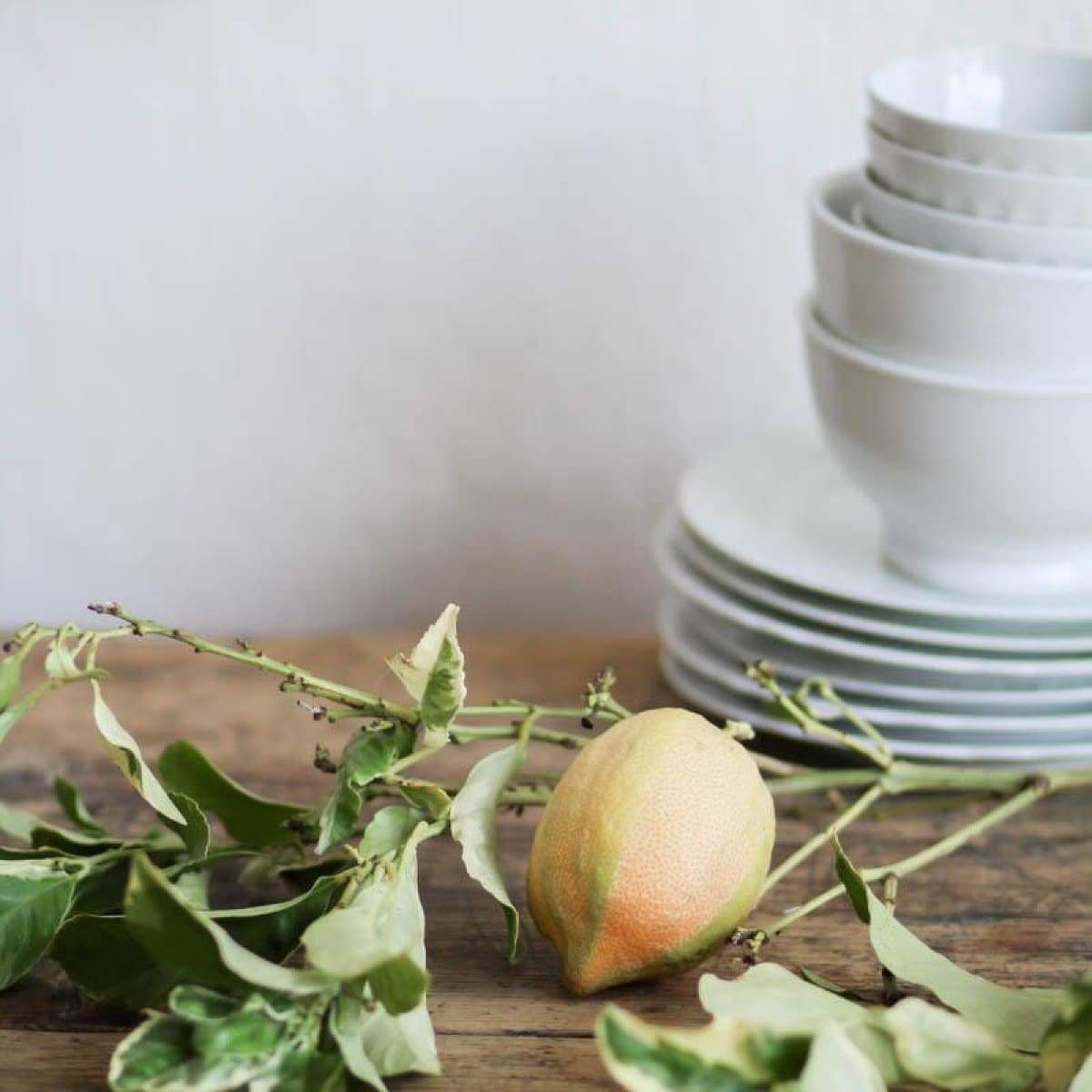 Pair of French Cafe Bowls - elsie green