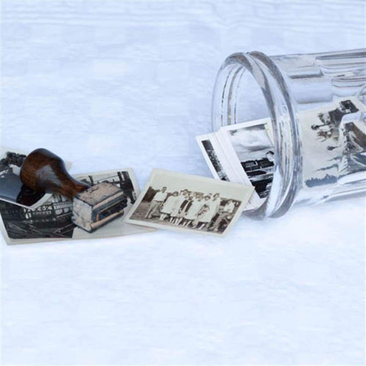 Pair of Vintage Jam Jars - elsie green