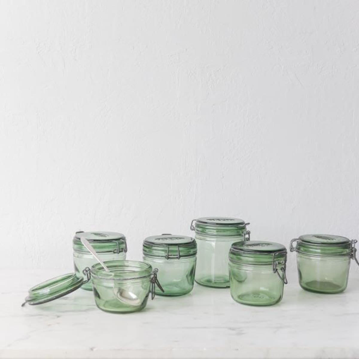 Petite Vintage Canning Jar - elsie green