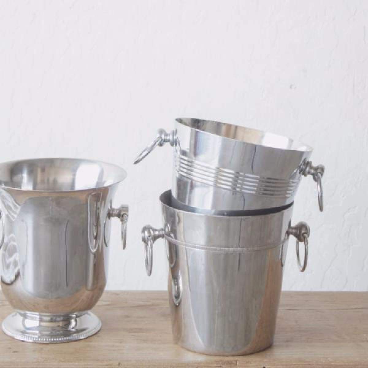 Stainless Champagne Bucket - elsie green