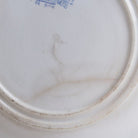Vintage Blue Rim Transferware Plates eclectic set of 4 - elsie green