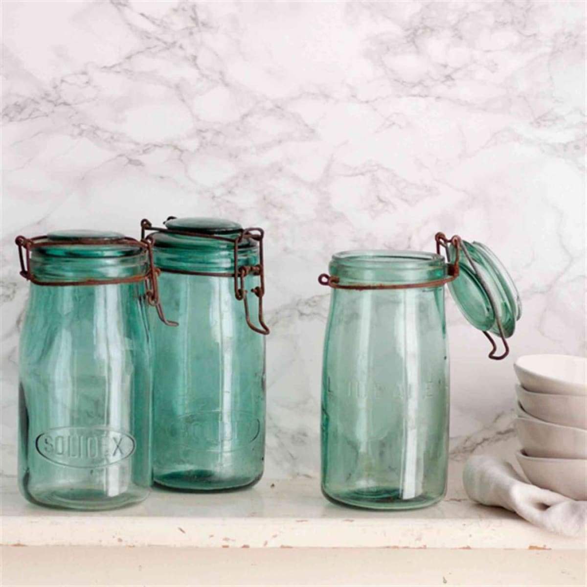 Vintage Canning Jar - elsie green