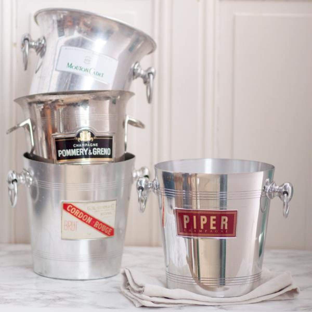 Vintage French Champagne Bucket - elsie green