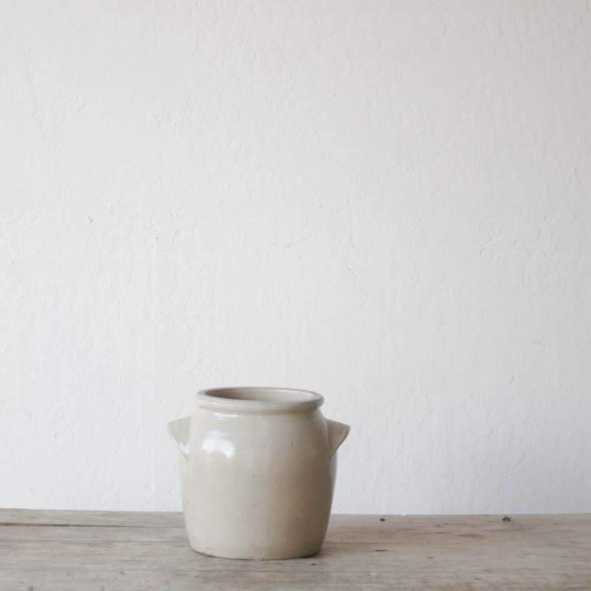 Vintage Stoneware Crock - elsie green