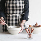 Vintage Stoneware Mixing Bowl - elsie green