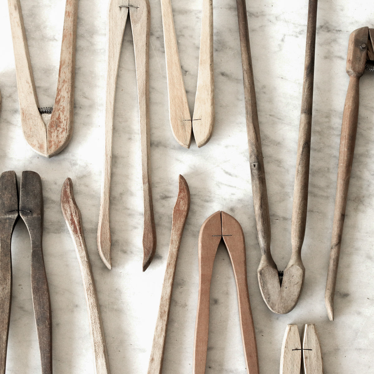 Wood Cornichon Tongs - elsie green