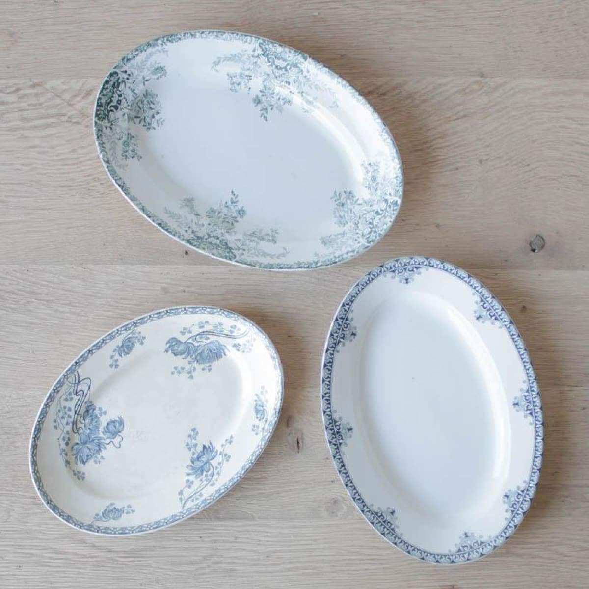 Transferware Oval Platter - elsie green - The French Kitchen