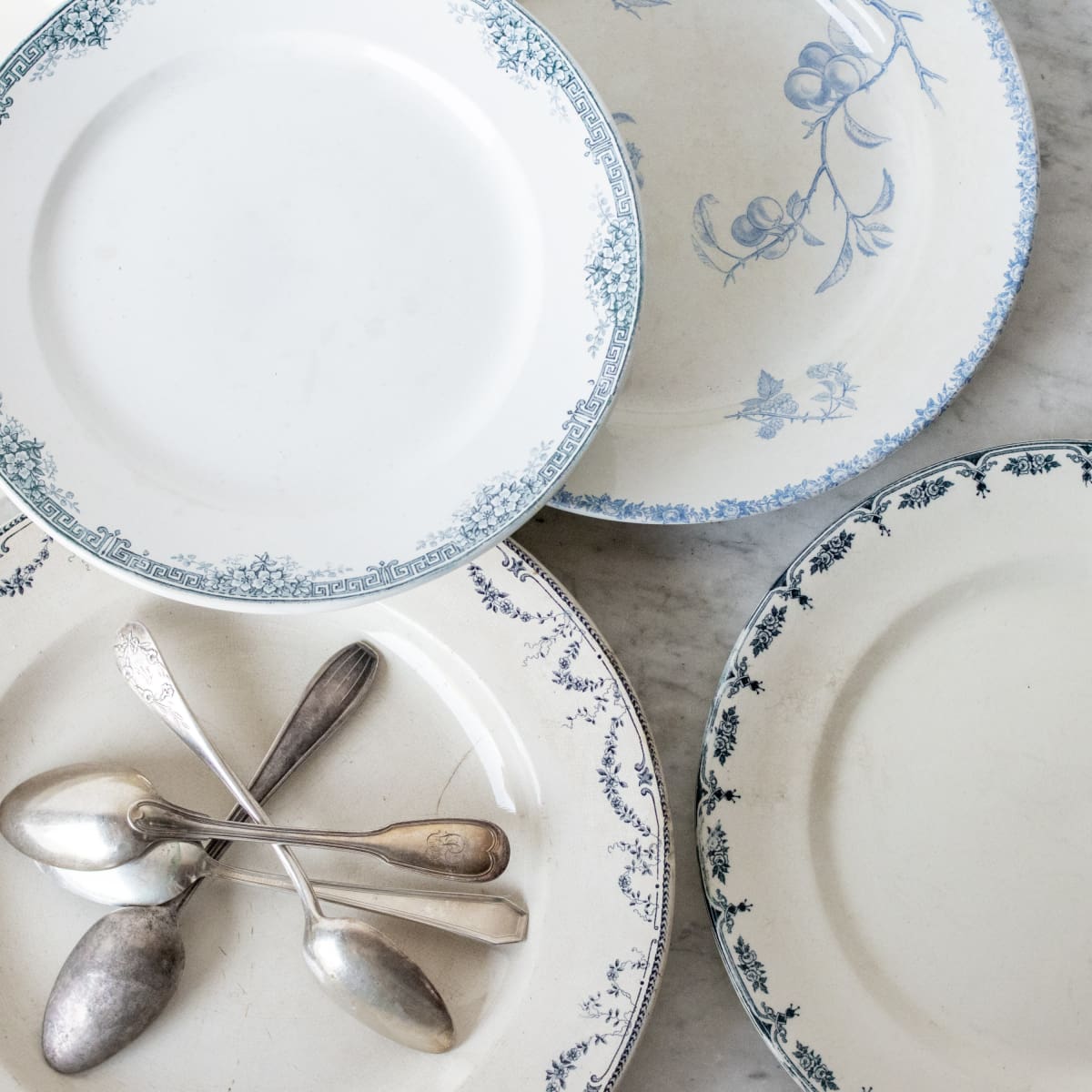 Transferware Round Platter - elsie green - The French Kitchen