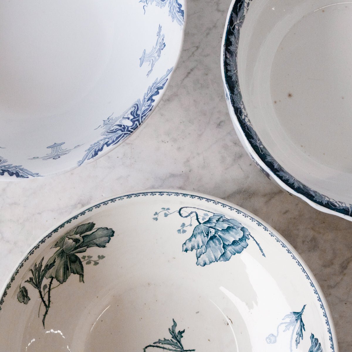 Transferware Serving Bowl - elsie green - The French Kitchen