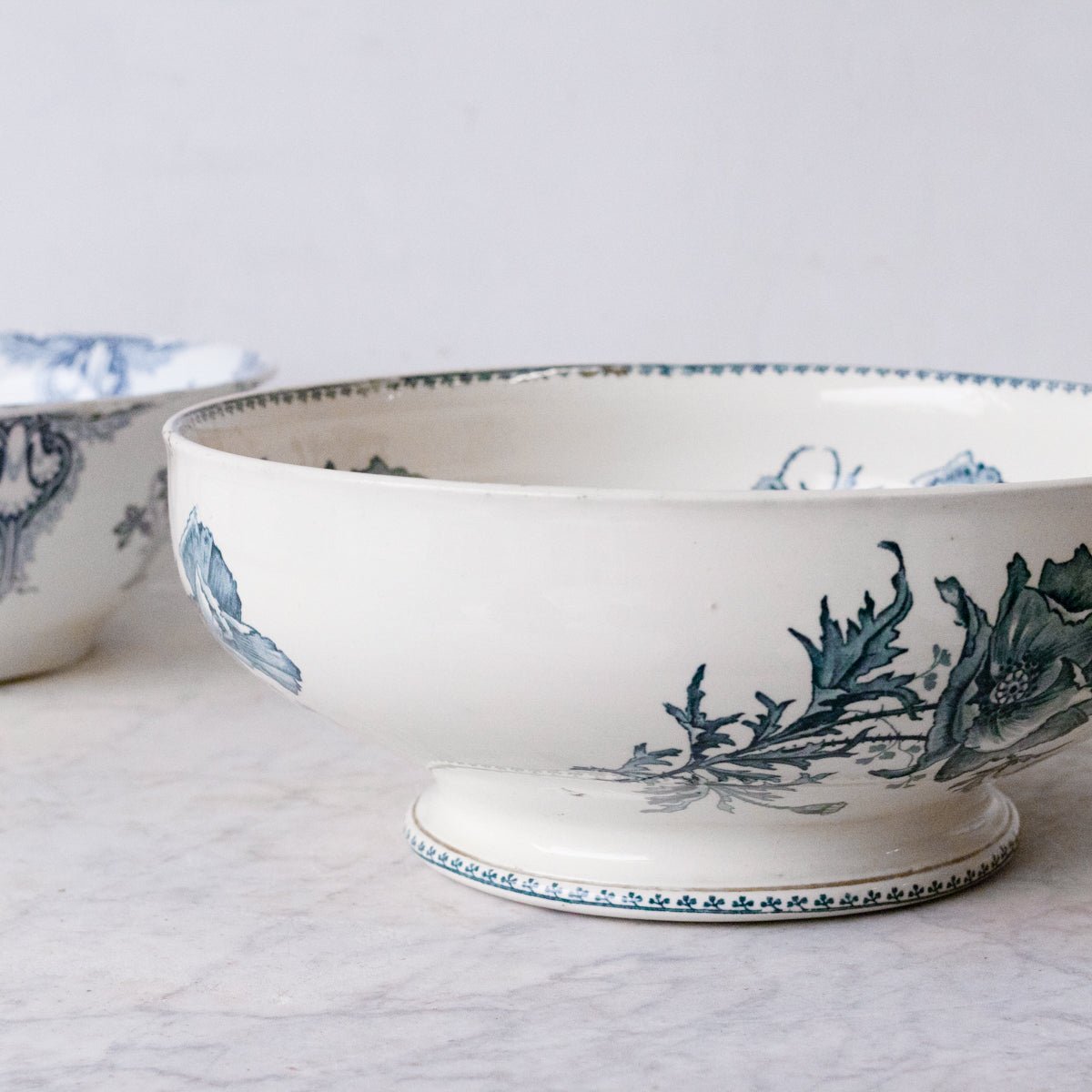 Transferware Serving Bowl - elsie green - The French Kitchen