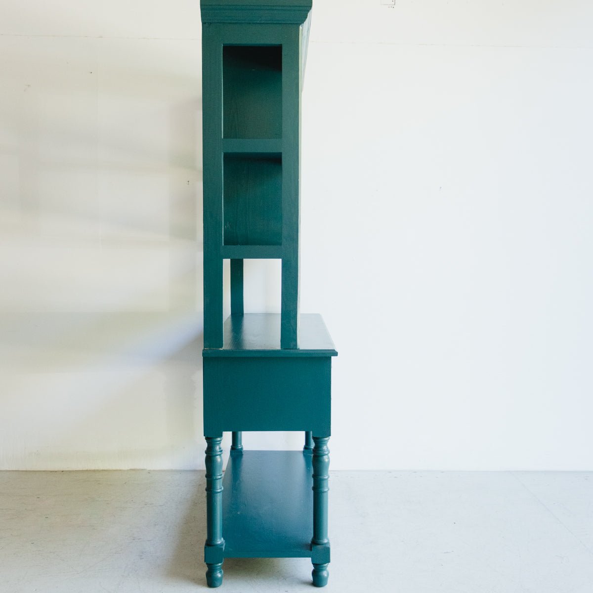 Tudor Reclaimed Wood Library Console - elsie green - Custom Furniture