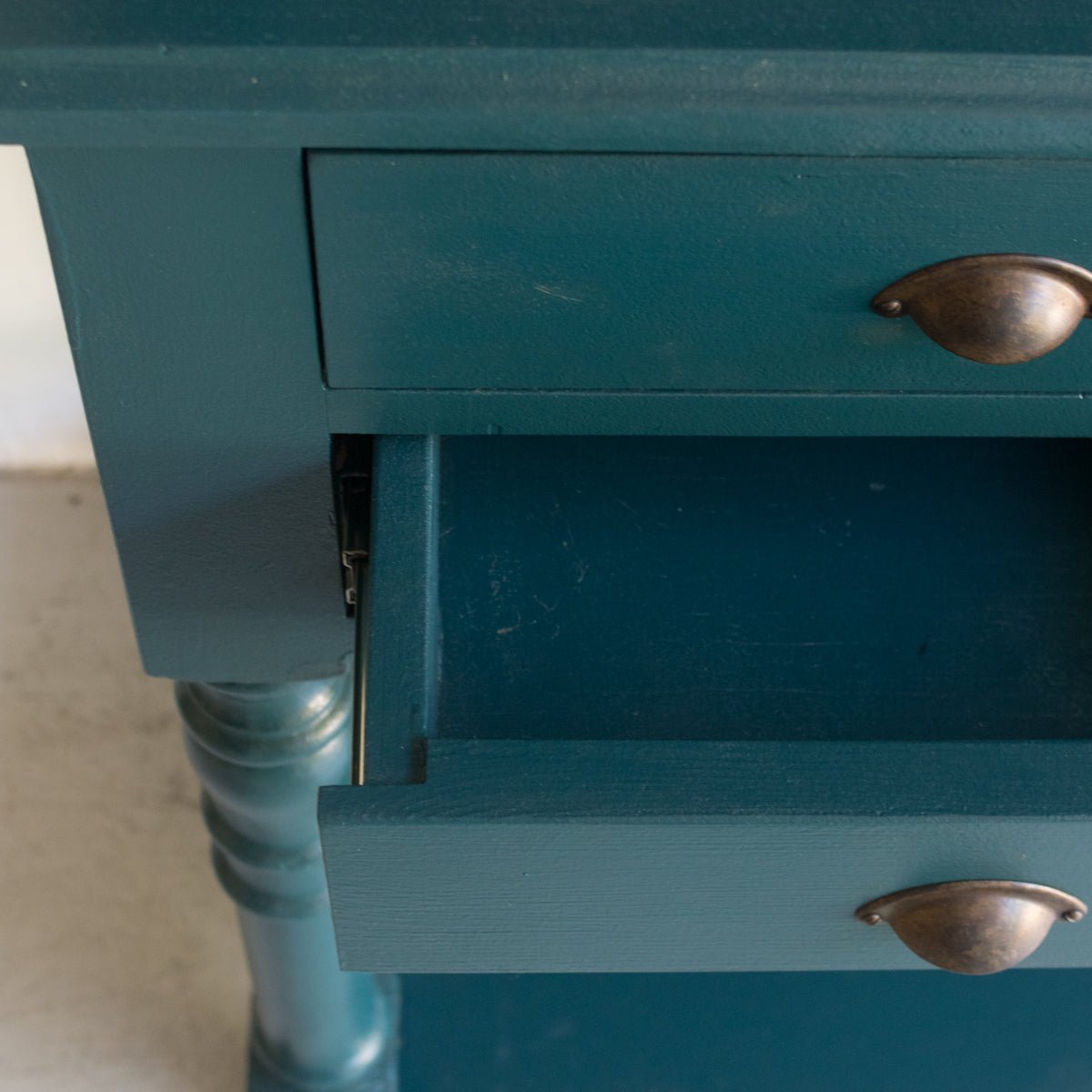 Tudor Reclaimed Wood Library Console - elsie green - Custom Furniture