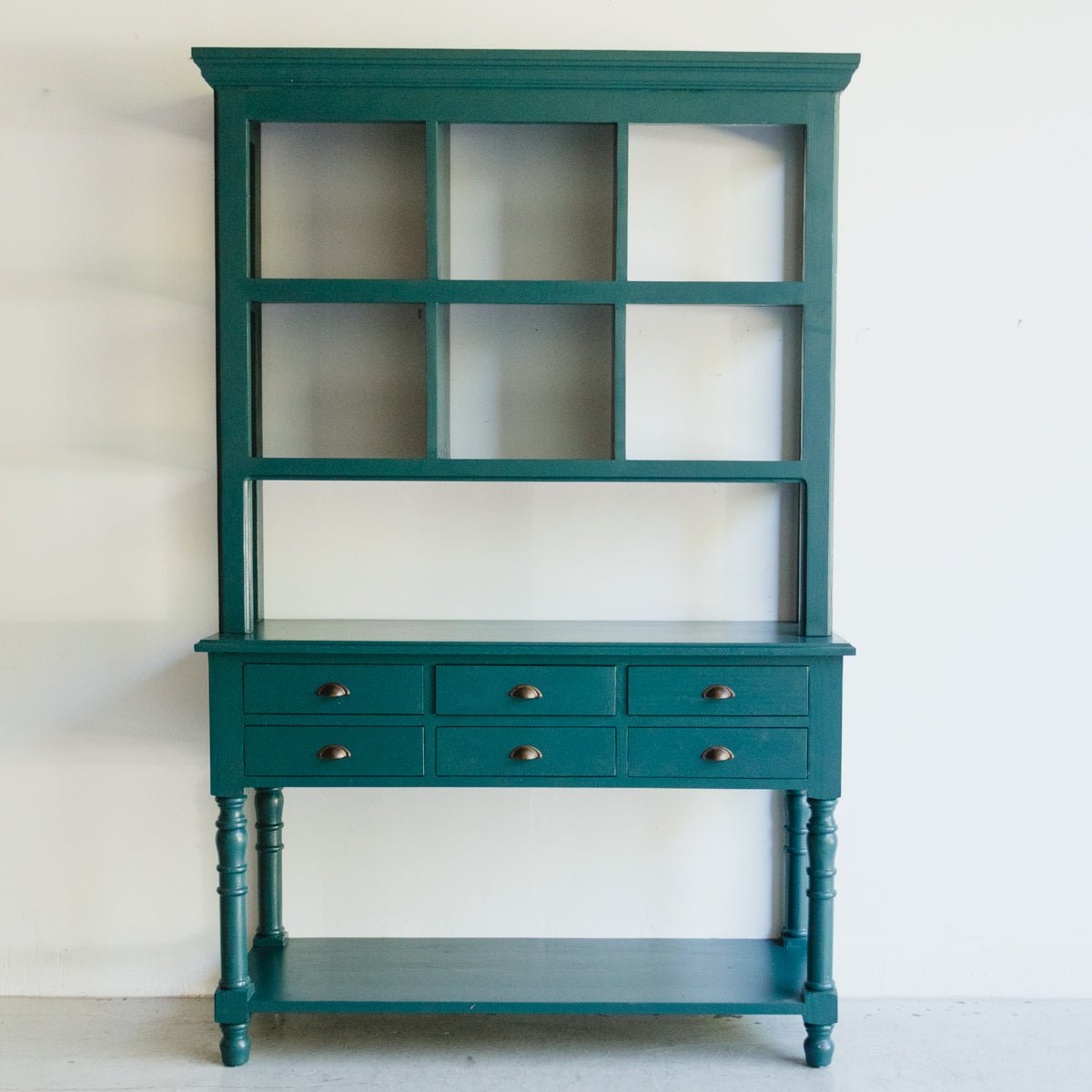 Tudor Reclaimed Wood Library Console - elsie green - Custom Furniture