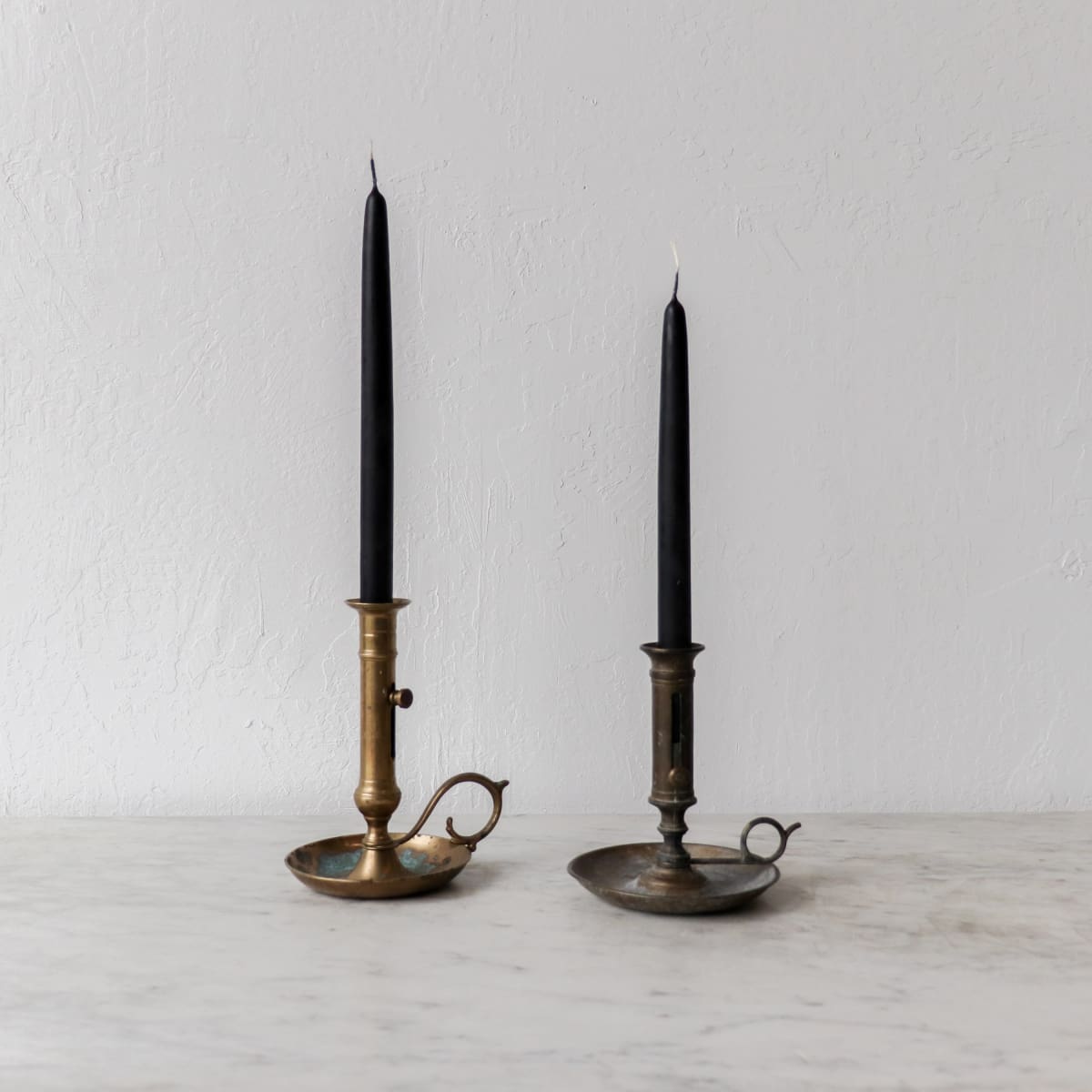 Very Large Vintage Chamber Candlestick - elsie green - Decor