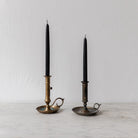 Very Large Vintage Chamber Candlestick - elsie green - Decor