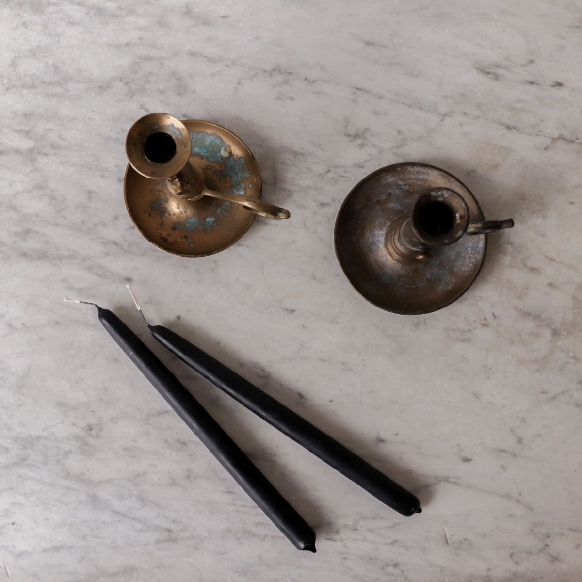 Very Large Vintage Chamber Candlestick - elsie green - Decor