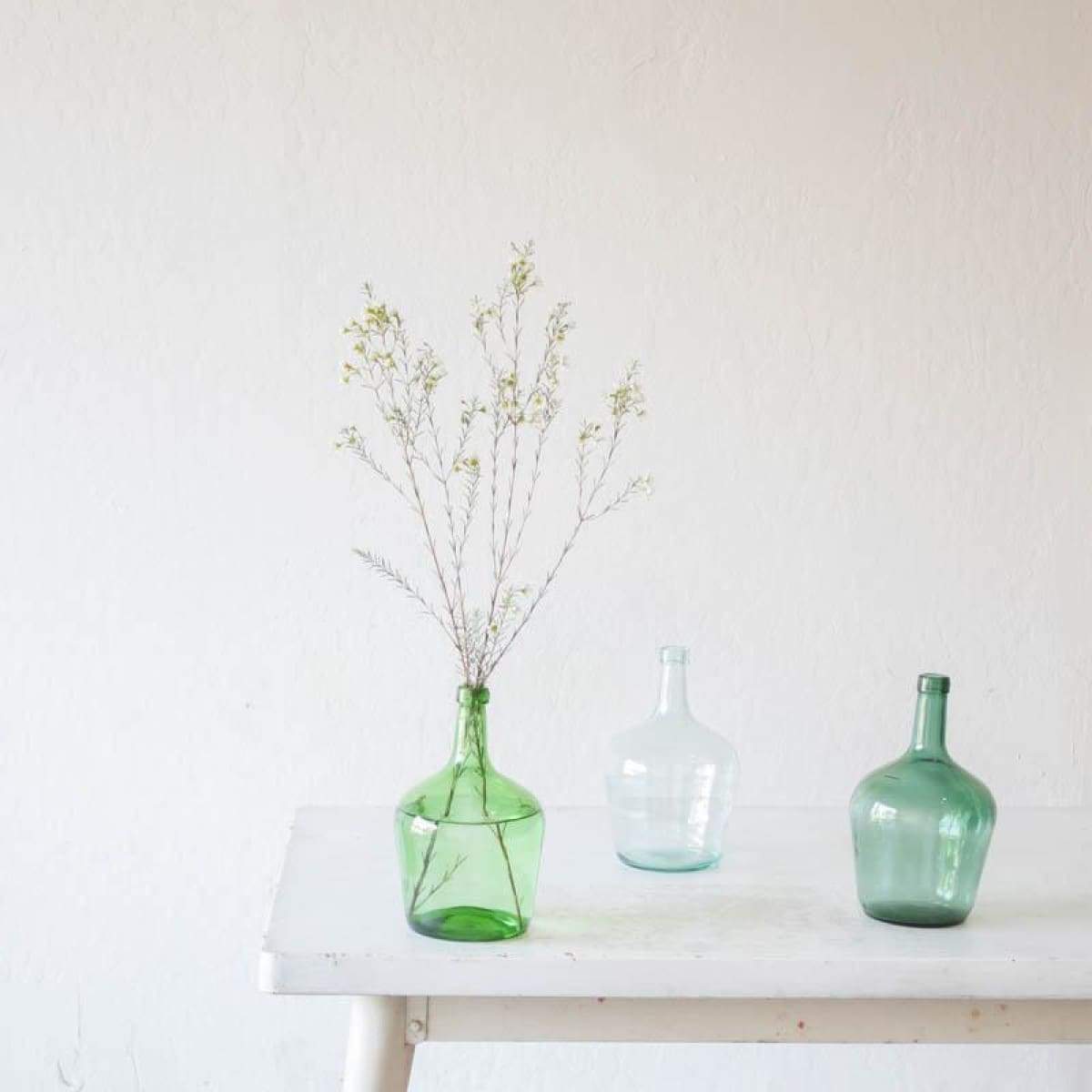 Very Small Vintage Oil Bottle - elsie green - Decor