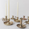 Vintage Brass Chamber Candlestick - decor