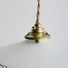 Vintage Milk Glass Pendant - elsie green - Decor