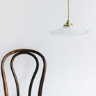 Vintage Milk Glass Pendant - elsie green - Decor