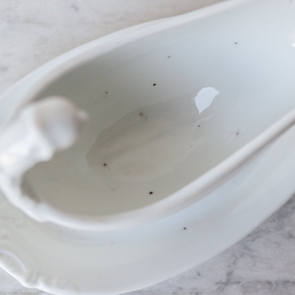Vintage Porcelain Gravy Boat - elsie green - The French Kitchen