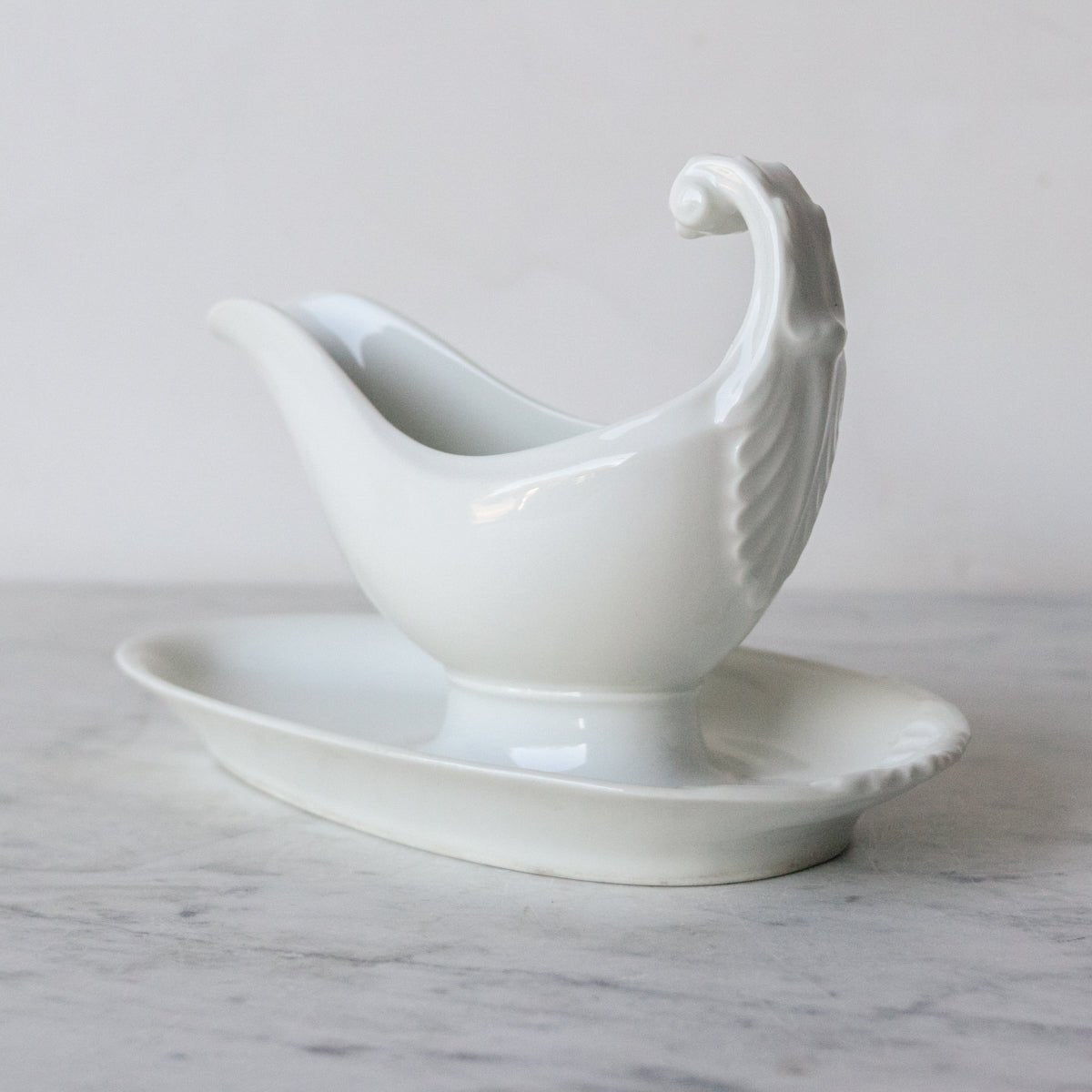 Vintage Porcelain Gravy Boat - elsie green - The French Kitchen