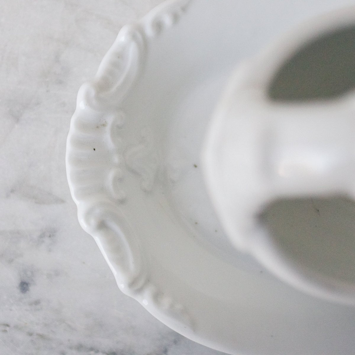 Vintage Porcelain Gravy Boat - elsie green - The French Kitchen