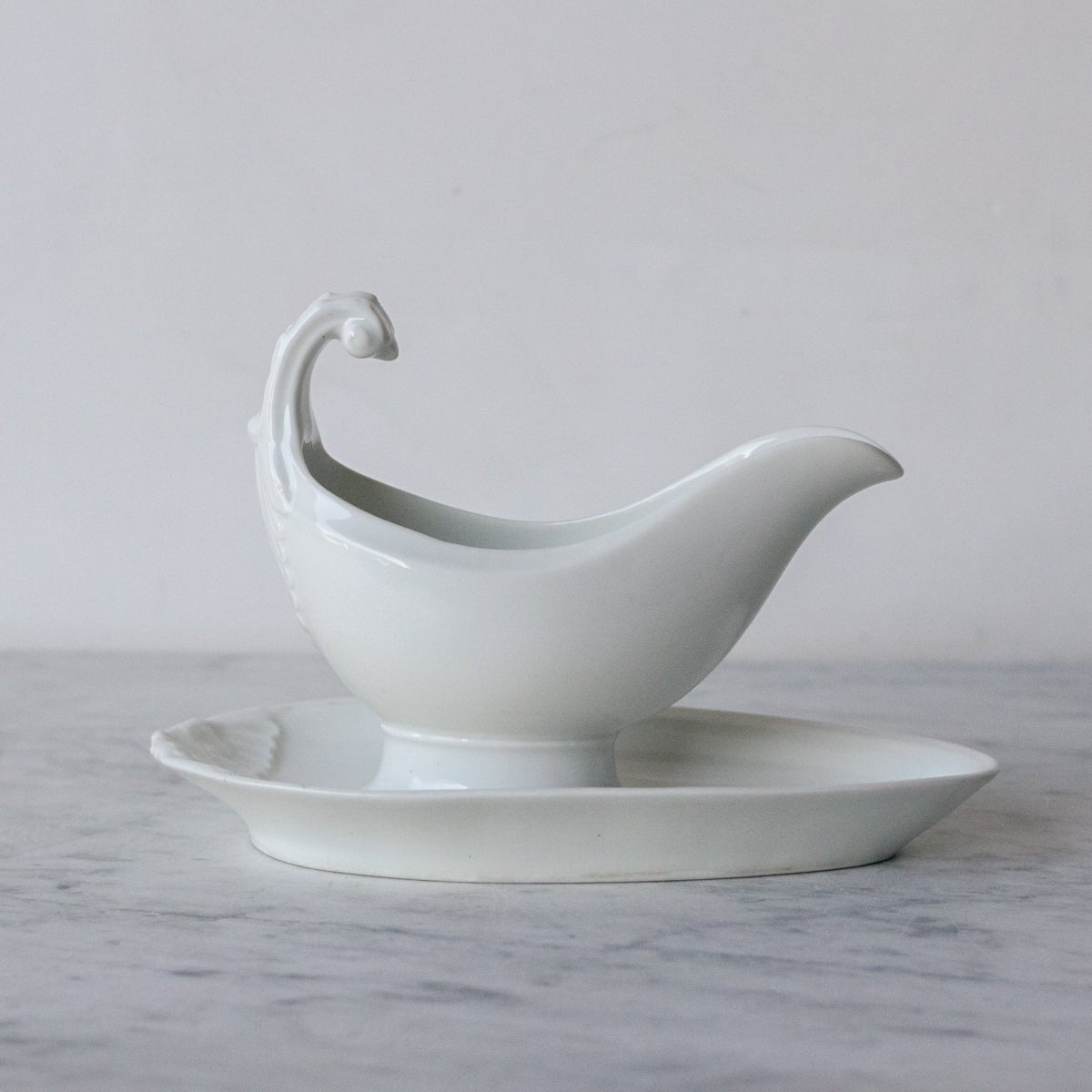Vintage Porcelain Gravy Boat - elsie green - The French Kitchen